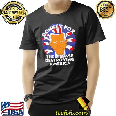 Donkey pox the disease destroying America political Biden shirt