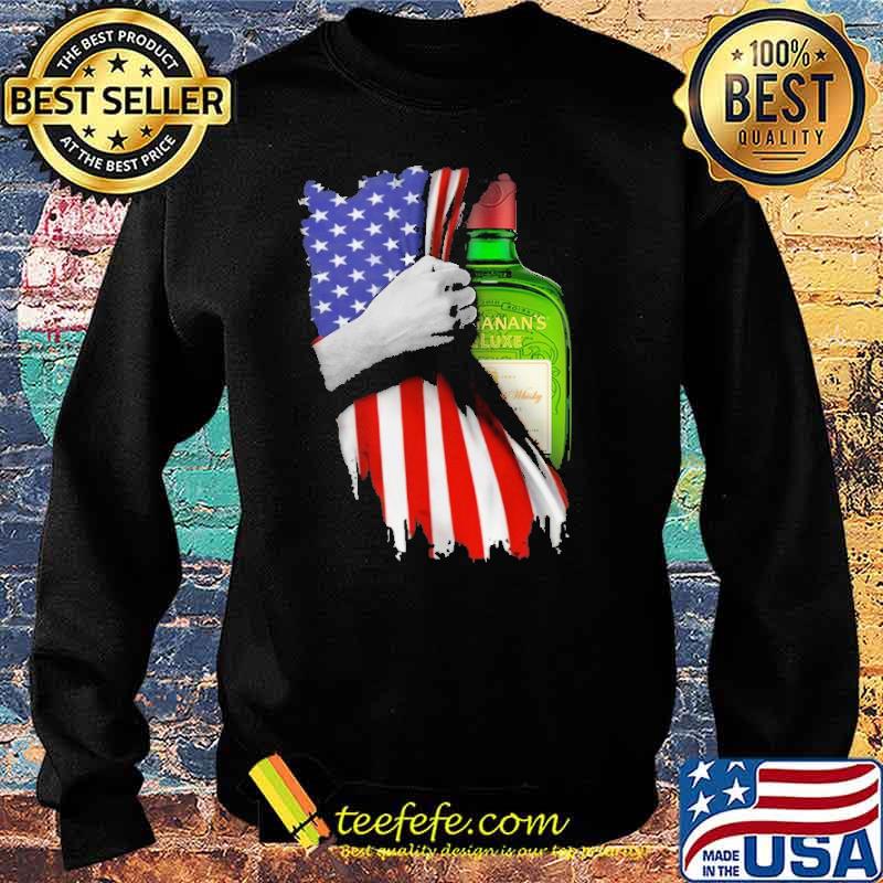 Drinking American Flag Buchanan's Deluxe Whisky Shirt Sweater Drinking American Flag Buchanan's Deluxe Whisky Shirt Sweater