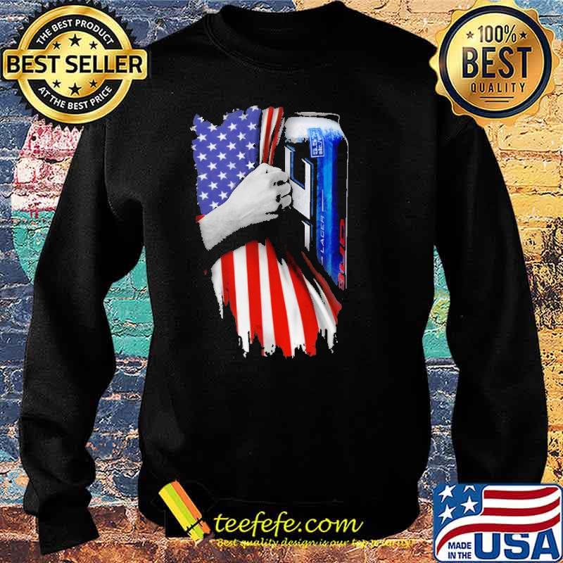 Drinking American Flag Bud Ice 25oz Shirt Sweater Drinking American Flag Bud Ice 25oz Shirt Sweater