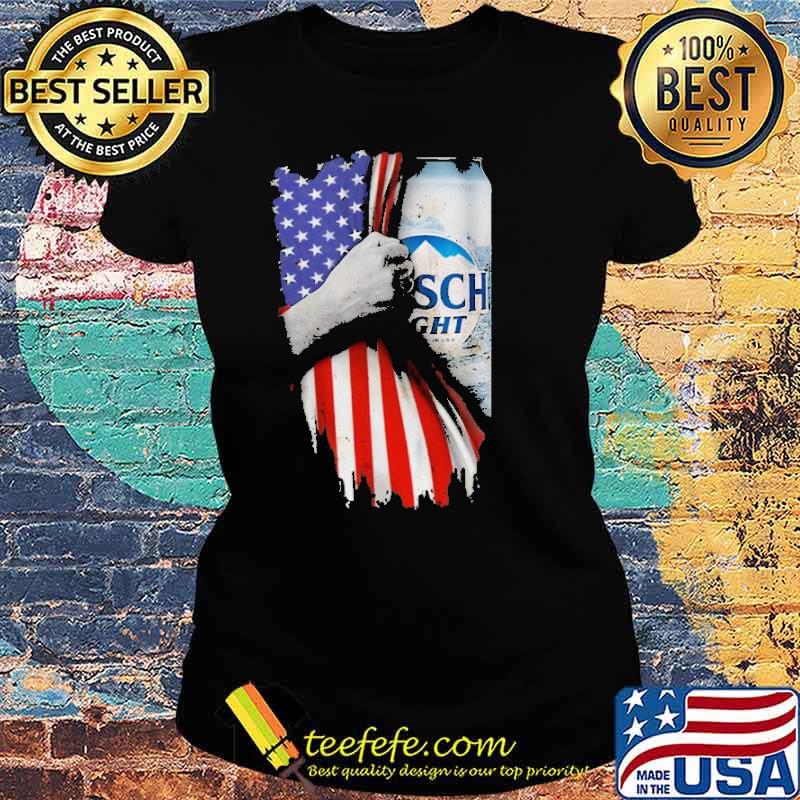 Drinking American Flag Busch Beer Shirt Ladies tee Drinking American Flag Busch Beer Shirt Ladies tee