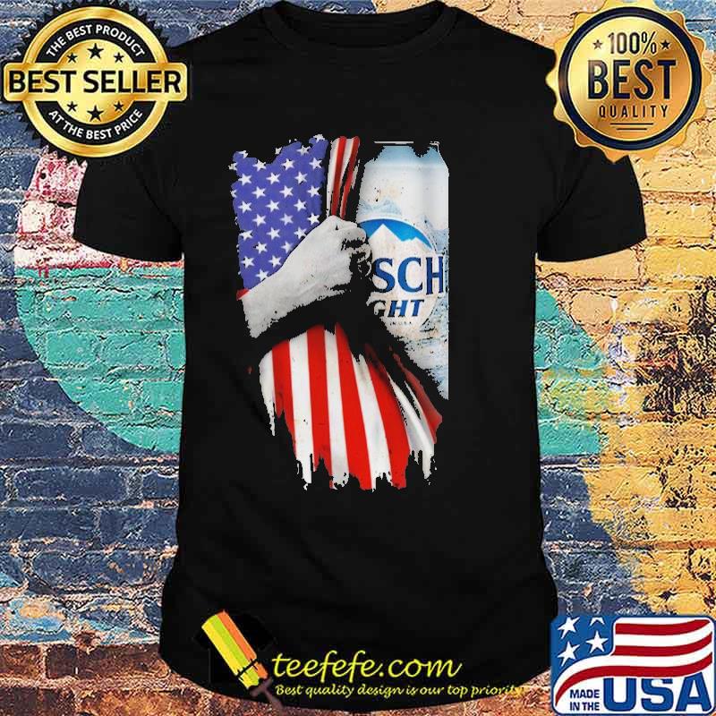 Drinking American Flag Busch Beer Shirt Drinking American Flag Busch Beer Shirt