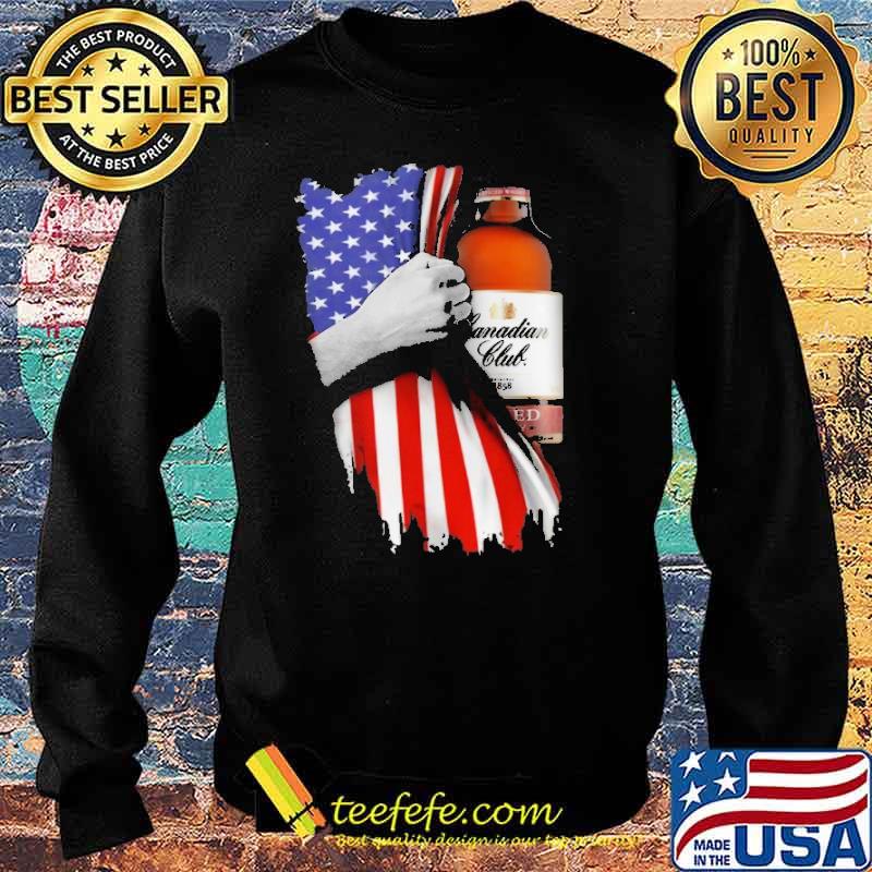 Drinking American Flag Canadian Club Whisky Shirt Sweater Drinking American Flag Canadian Club Whisky Shirt Sweater