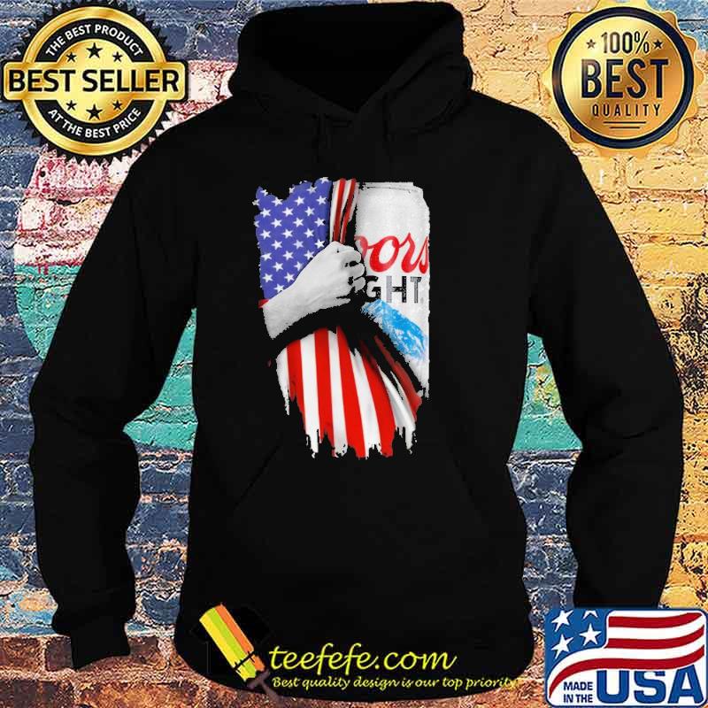 Drinking American Flag Coors Light Beer Shirt Hoodie Drinking American Flag Coors Light Beer Shirt Hoodie
