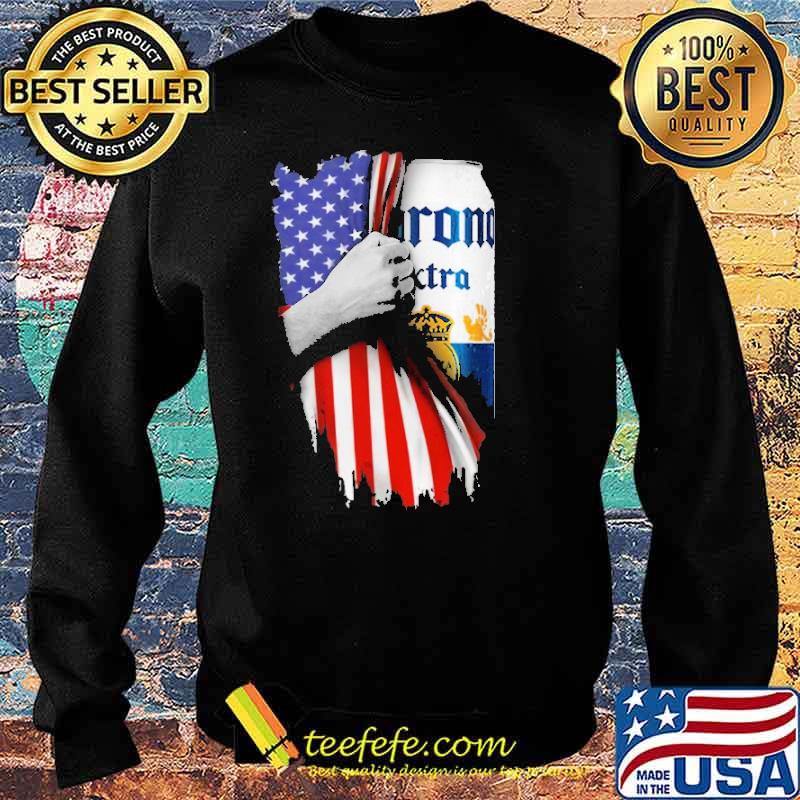 Drinking American Flag Corona Beer Shirt Sweater Drinking American Flag Corona Beer Shirt Sweater