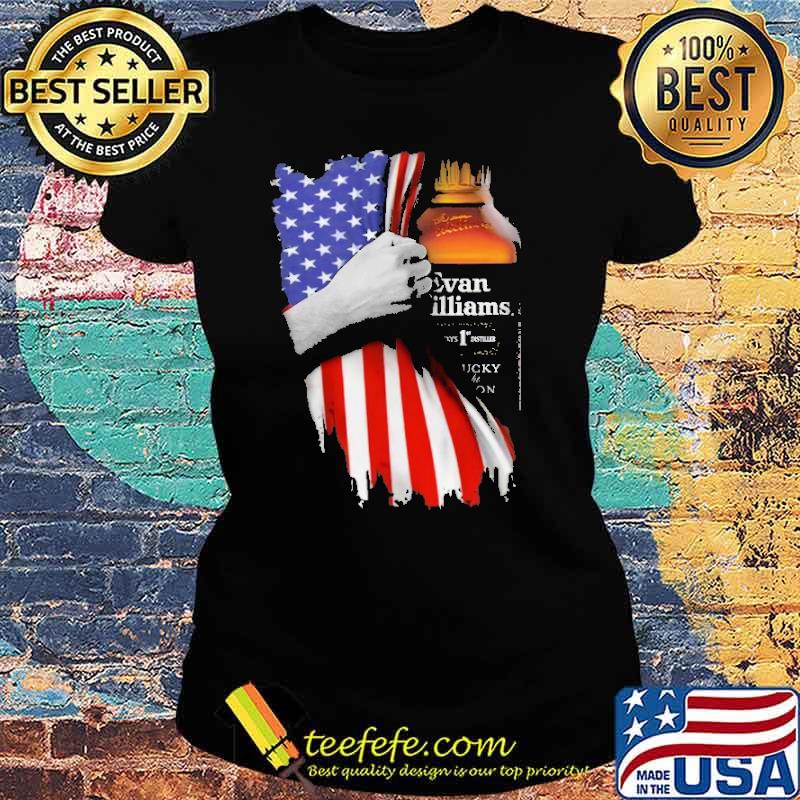 Drinking American Flag Evan Williams Shirt Ladies tee Drinking American Flag Evan Williams Shirt Ladies tee