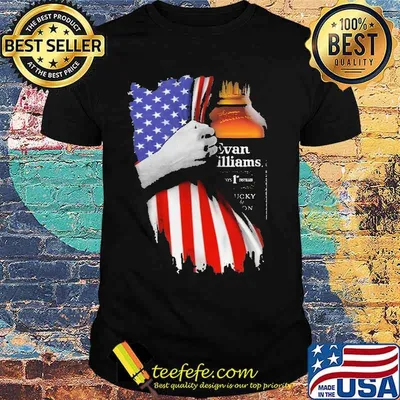 Drinking American Flag Evan Williams Shirt