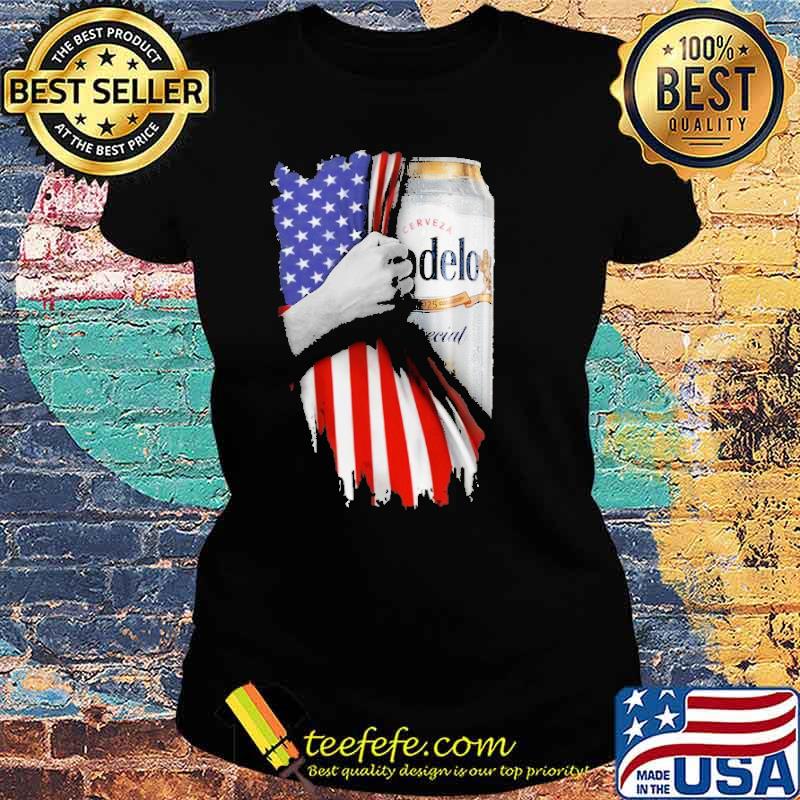 Drinking American Flag Grupo Modelo Modelo Especial Shirt Ladies tee Drinking American Flag Grupo Modelo Modelo Especial Shirt Ladies tee