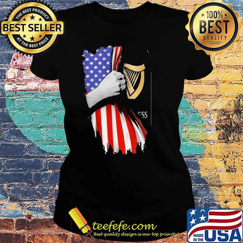 Drinking American Flag Guinness Shirt Ladies tee Drinking American Flag Guinness Shirt Ladies tee