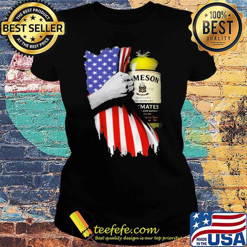 Drinking American Flag Jameson Shirt Ladies tee Drinking American Flag Jameson Shirt Ladies tee