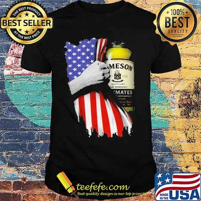 Drinking American Flag Jameson Shirt