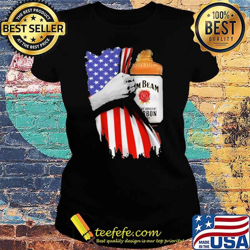 Drinking American Flag Jim Beam Shirt Ladies tee Drinking American Flag Jim Beam Shirt Ladies tee