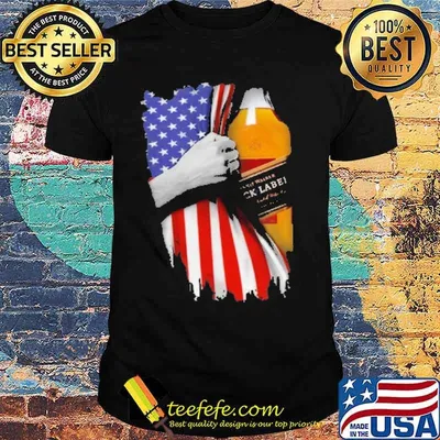 Drinking American Flag Johnnie Walker Shirt