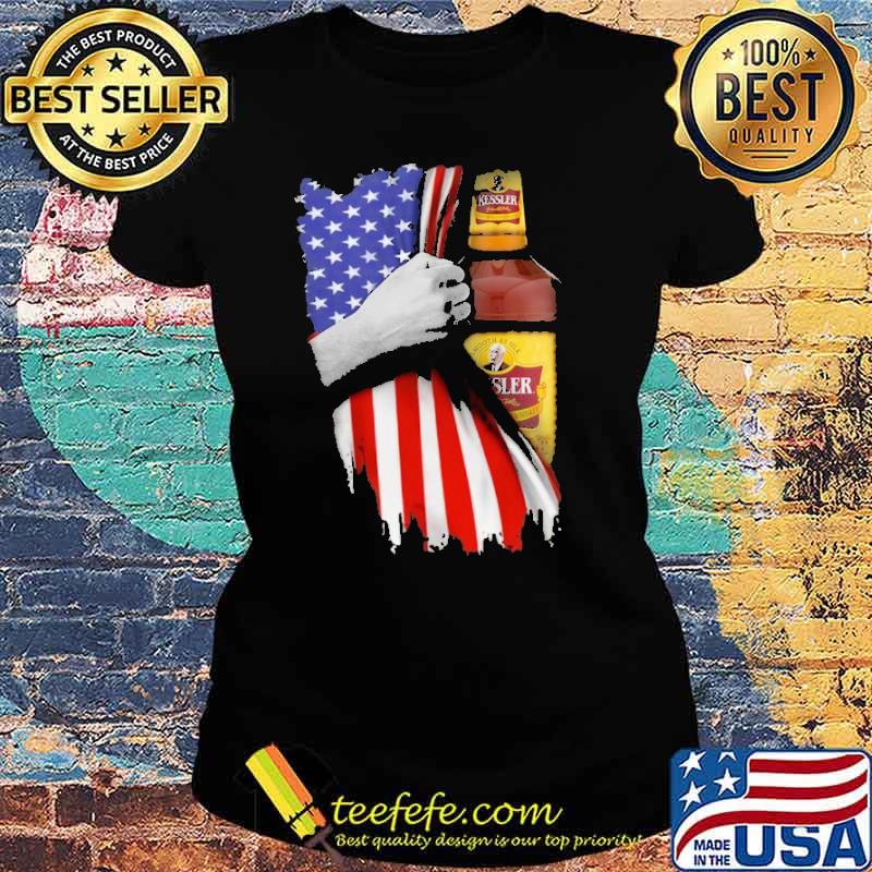 Drinking American Flag Kessler American Blended Whiskey Shirt Ladies tee Drinking American Flag Kessler American Blended Whiskey Shirt Ladies tee