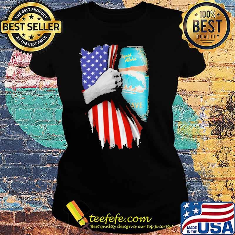 Drinking American Flag Kona Big Wave Golden Ale Shirt Ladies tee Drinking American Flag Kona Big Wave Golden Ale Shirt Ladies tee