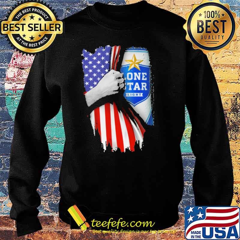 Drinking American Flag Lone Star Beer Shirt Sweater Drinking American Flag Lone Star Beer Shirt Sweater