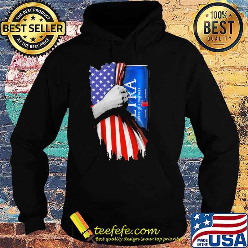 Drinking American Flag Michelob Ultra Shirt Hoodie Drinking American Flag Michelob Ultra Shirt Hoodie
