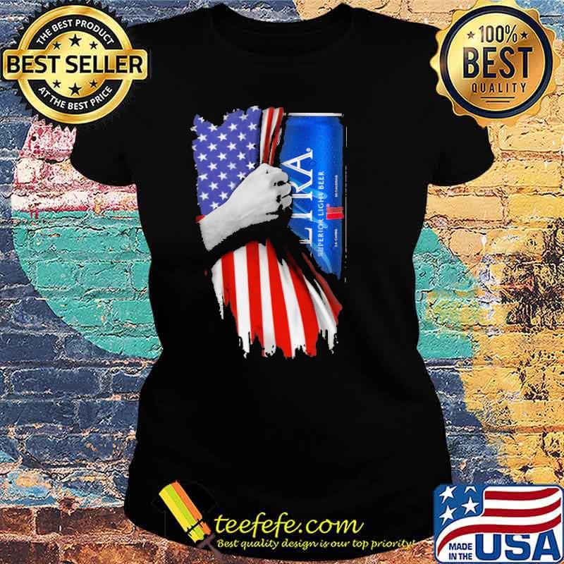 Drinking American Flag Michelob Ultra Shirt Ladies tee Drinking American Flag Michelob Ultra Shirt Ladies tee