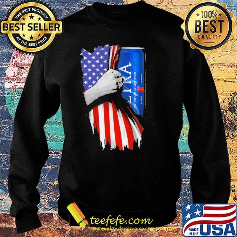 Drinking American Flag Michelob Ultra Shirt Sweater Drinking American Flag Michelob Ultra Shirt Sweater