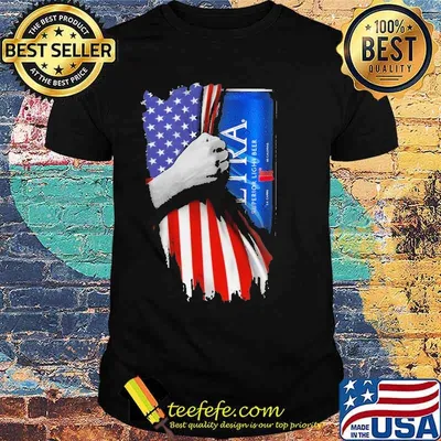 Drinking American Flag Michelob Ultra Shirt