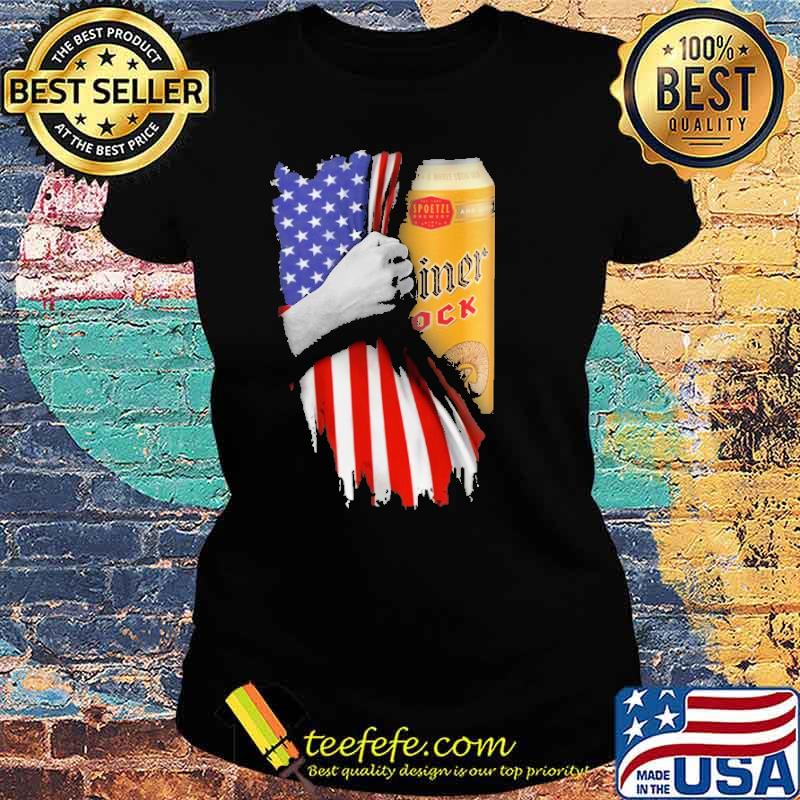 Drinking American Flag Shiner Bock Shirt Ladies tee Drinking American Flag Shiner Bock Shirt Ladies tee