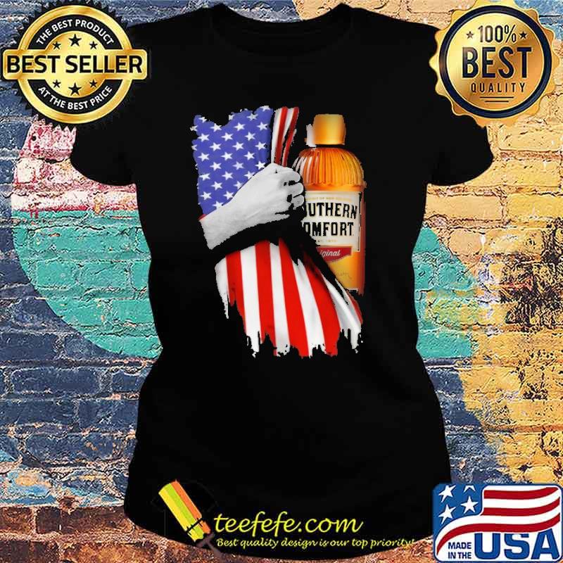 Drinking American Flag Southern Comfort Liqueur Shirt Ladies tee Drinking American Flag Southern Comfort Liqueur Shirt Ladies tee