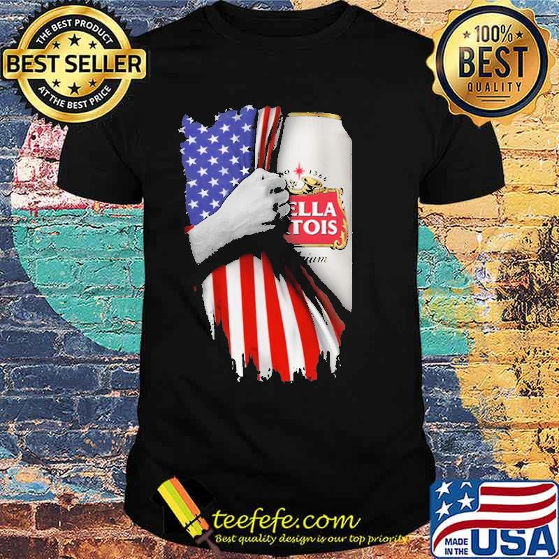 Drinking American Flag Stella Artois Shirt