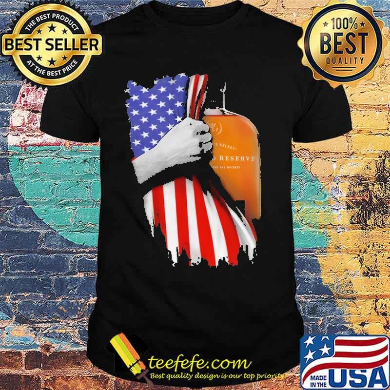 Drinking American Flag Woodford Reserve Kentucky Straight Bourbon Whiskey Shirt