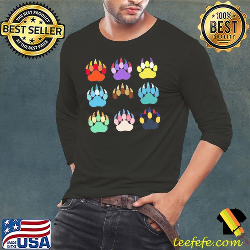 Eevee evolution paws s Long Sleeve Tee Eevee evolution paws s Long Sleeve Tee
