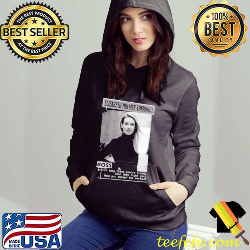 Elizabeth holmes theranos boss graphic design s Hoodie Elizabeth holmes theranos boss graphic design s Hoodie