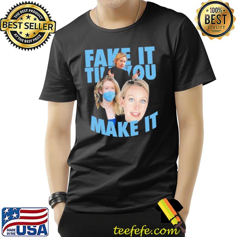 Elizabeth holmes theranos wearing mask shirt