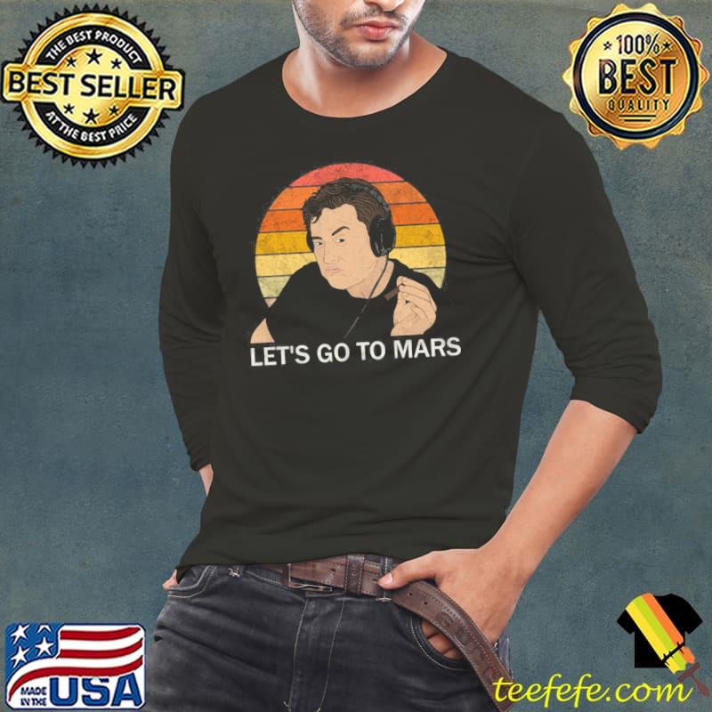 Elon musk smoking let's go to mars vintage s Long Sleeve Tee Elon musk smoking let's go to mars vintage s Long Sleeve Tee