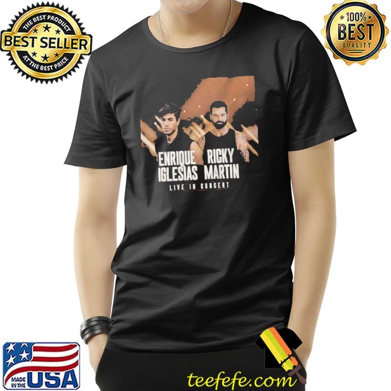 Enrique Iglesias con Ricky Martin Tour 2020 Shirt