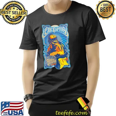 Eric clapton rock blues singer guitarist shirt