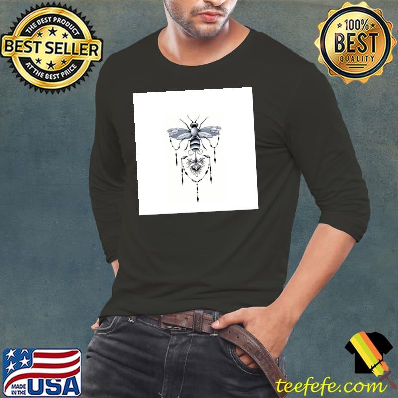Fkj tattoo flash insect T-Shirt Long Sleeve Tee Fkj tattoo flash insect T-Shirt Long Sleeve Tee