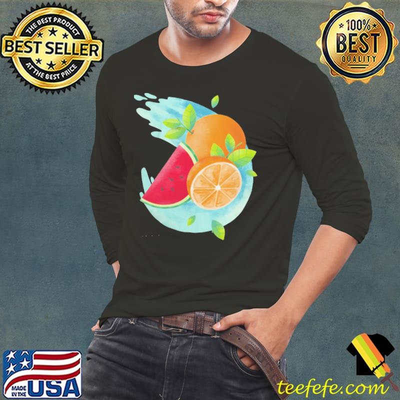 Fruit t orange and melon fruit classic s Long Sleeve Tee Fruit t orange and melon fruit classic s Long Sleeve Tee