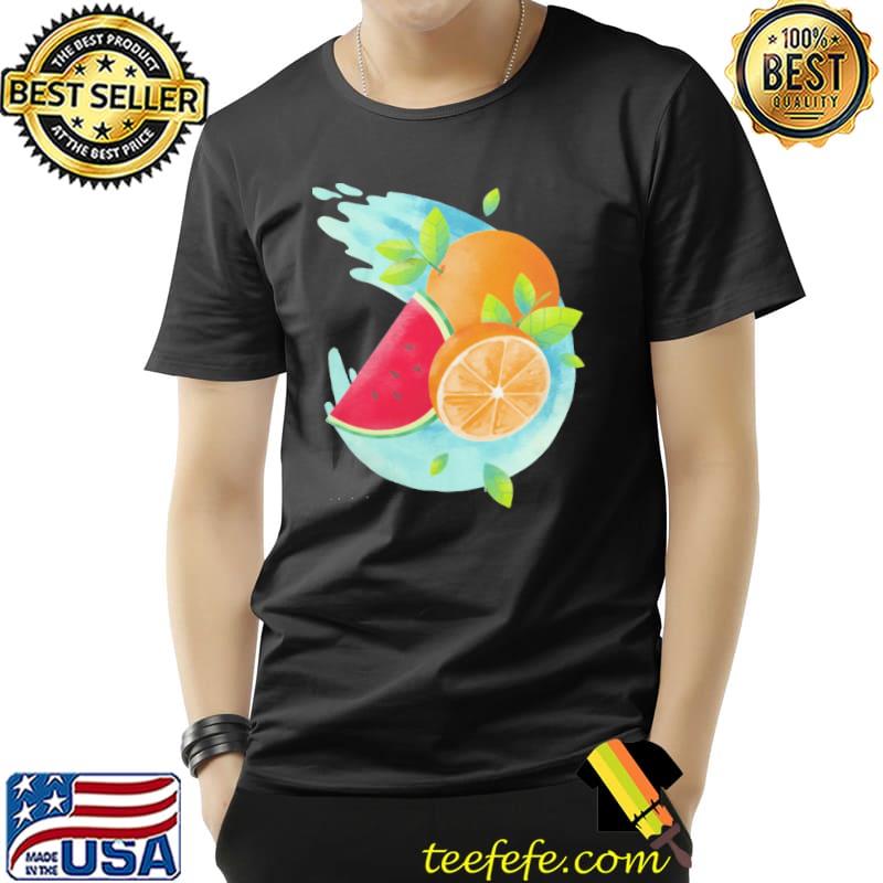 Fruit t orange and melon fruit classic shirt Fruit t orange and melon fruit classic shirt