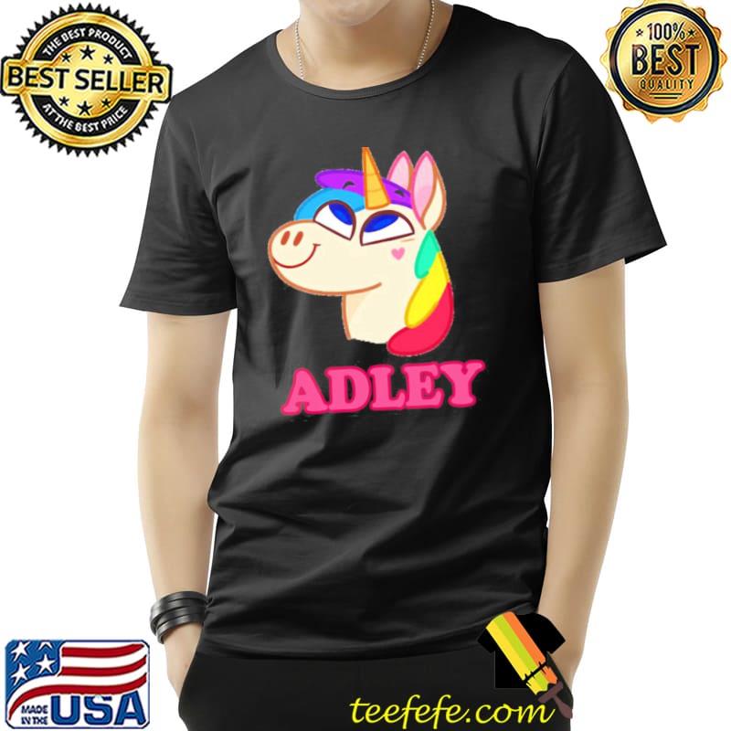 Funny trending youtube a for adley colored design unsex shirt