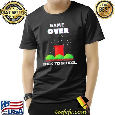 Game over back to school Mario shirt