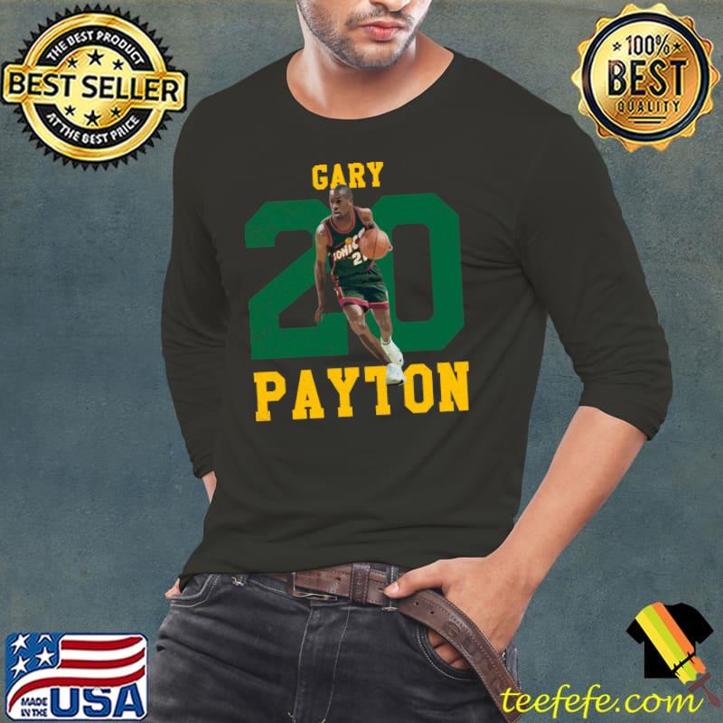 Gary Payton Classic T-Shirt Long Sleeve Tee Gary Payton Classic T-Shirt Long Sleeve Tee