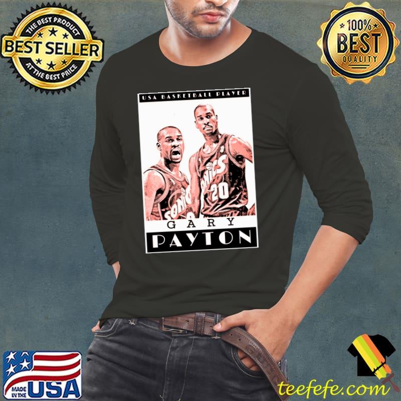 Gary Payton Famous basketball player of usa Classic T-Shirt Long Sleeve Tee Gary Payton Famous basketball player of usa Classic T-Shirt Long Sleeve Tee