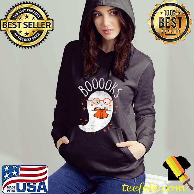 Ghost Book Reading Halloween T-Shirt Hoodie Ghost Book Reading Halloween T-Shirt Hoodie