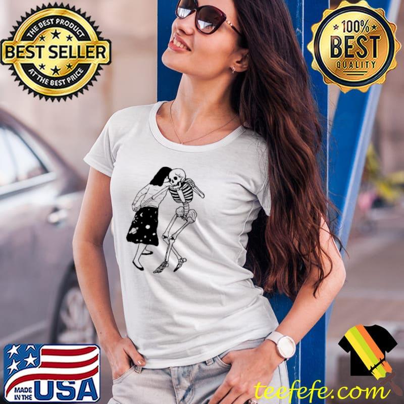 Girl Skeleton Dancing T-Shirt Ladies Tee Girl Skeleton Dancing T-Shirt Ladies Tee