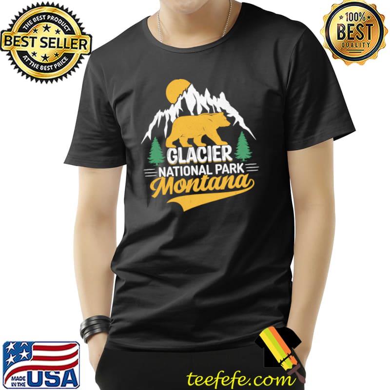 Glacier National Park Montana Bear T-Shirt