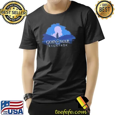 God of war ragnarok action adventure game art shirt