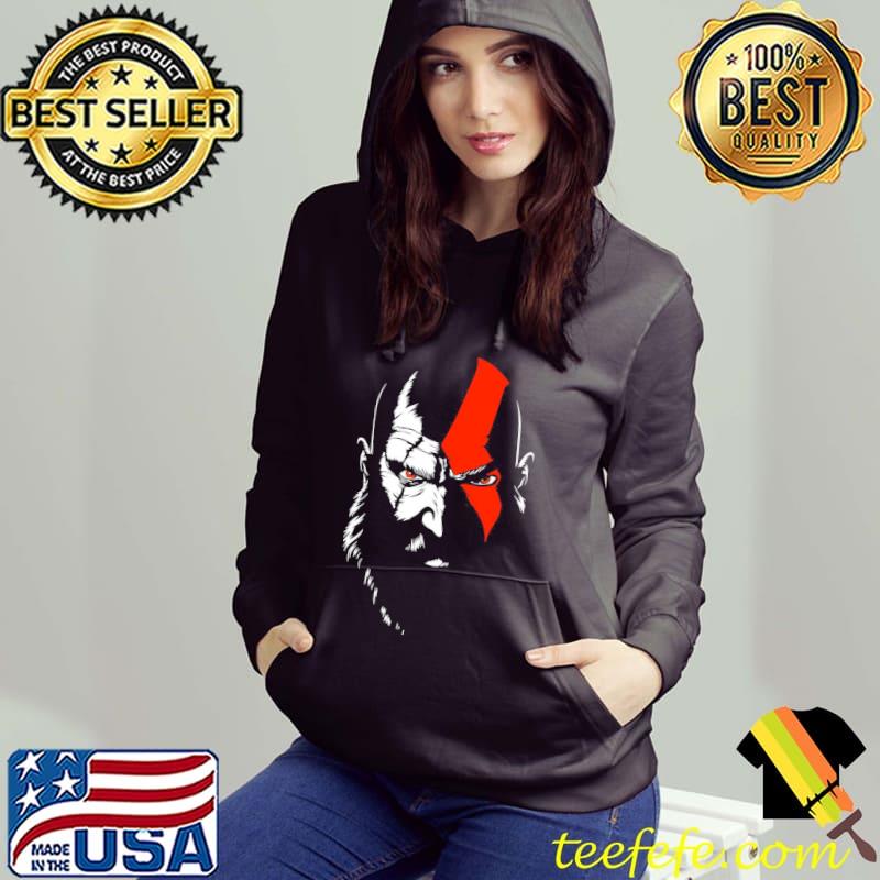 God of war ragnarök game character kratos portrait art s Hoodie God of war ragnarök game character kratos portrait art s Hoodie