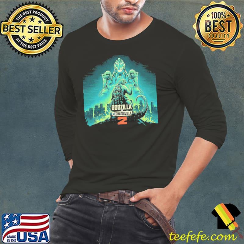 Godzilla vs mechagodzilla 2 motion picture s Long Sleeve Tee Godzilla vs mechagodzilla 2 motion picture s Long Sleeve Tee