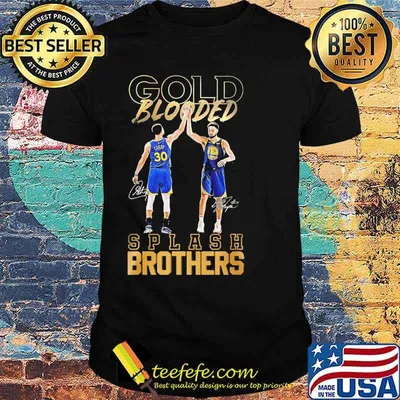 Golden Blooded Splash Brothers Shirt