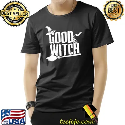 Good witch witch broomstick spooky good witch souvenir shirt