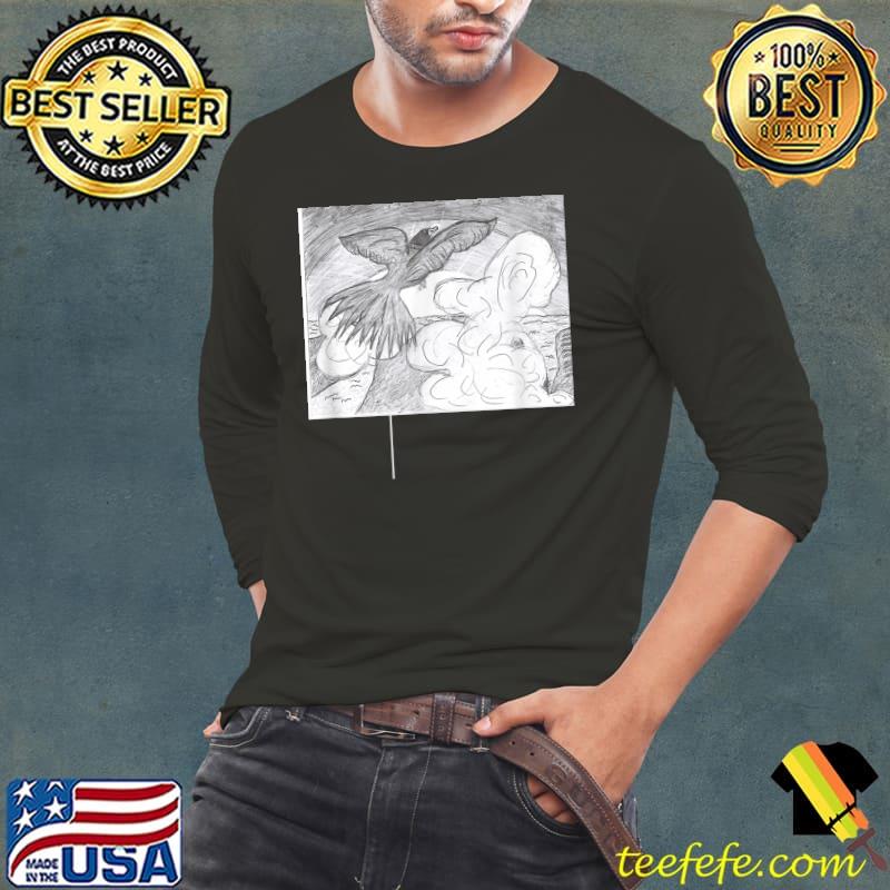 Gray Duck T-Shirt Long Sleeve Tee Gray Duck T-Shirt Long Sleeve Tee