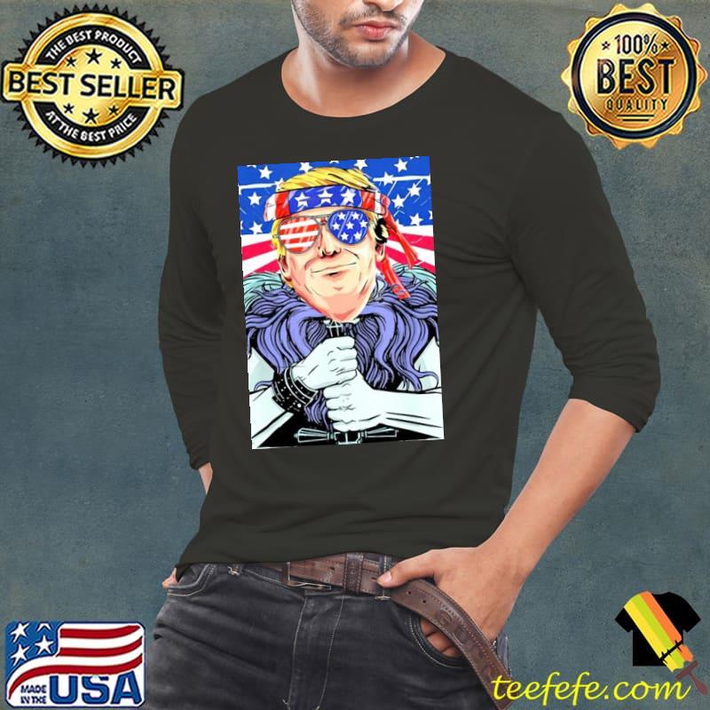 Great maga king usa maga Trump ultra maga crowd 4th of july s Long Sleeve Tee Great maga king usa maga Trump ultra maga crowd 4th of july s Long Sleeve Tee